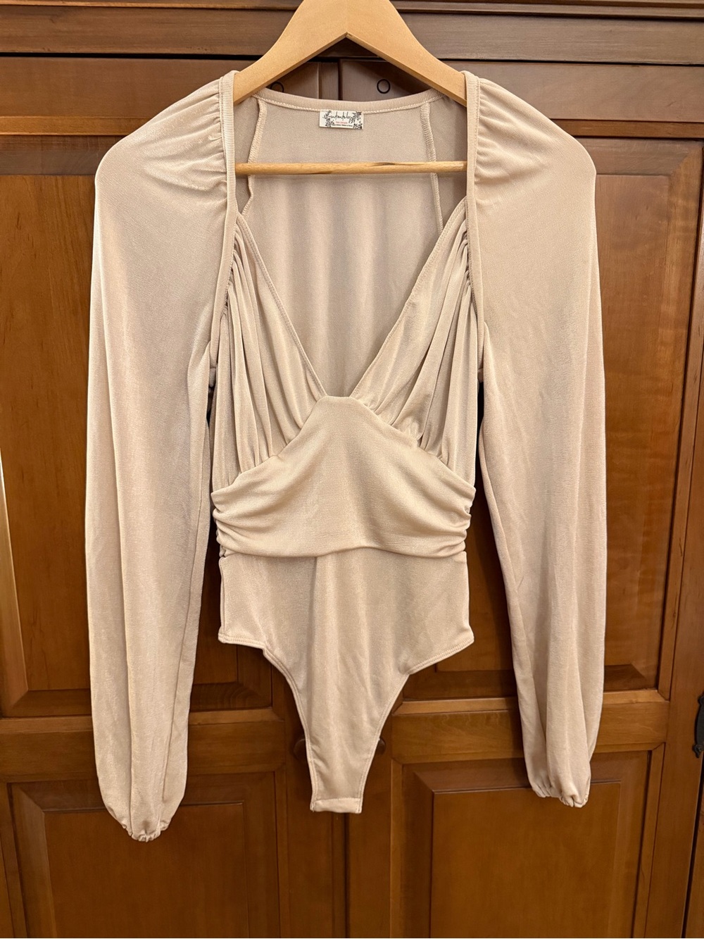 Intimately Free People Bodysuit Taupe XS